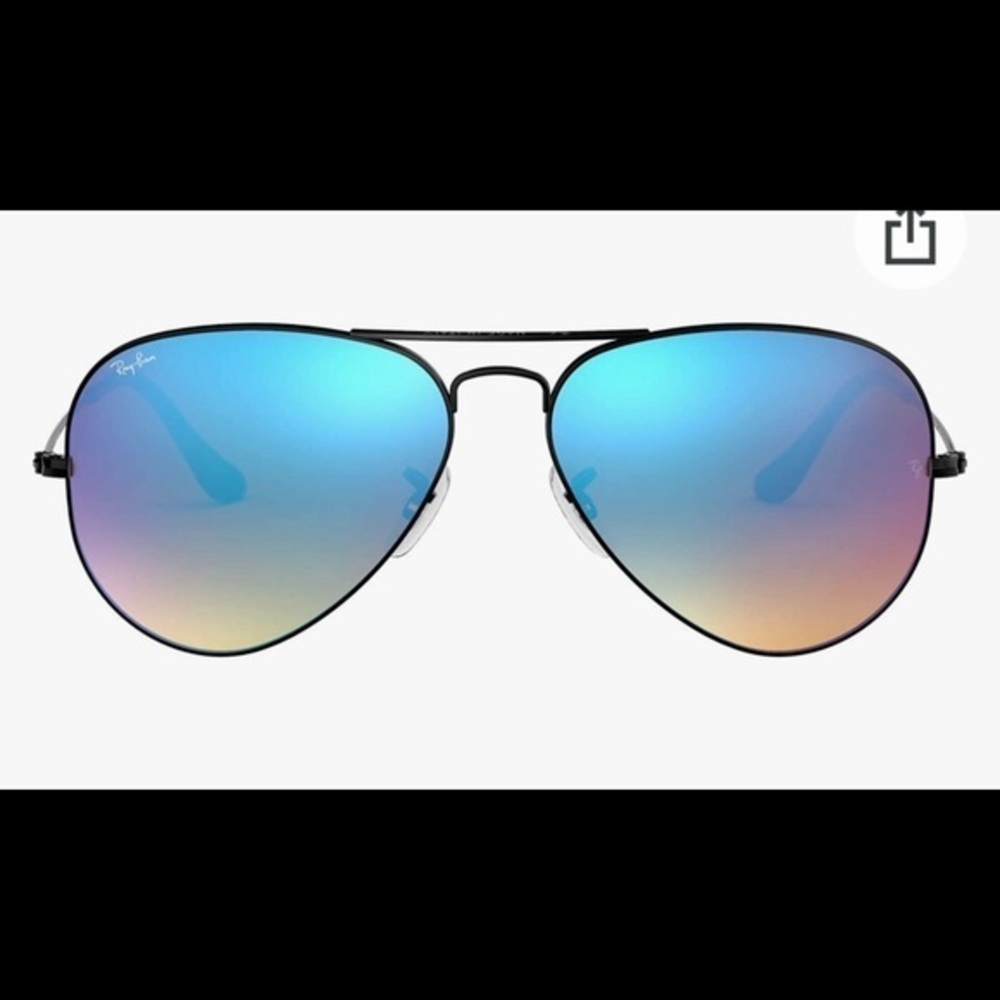 Ray-Ban Blue Gradient Aviator Sunglasses